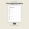 Your Dopamine Menu printable planner page