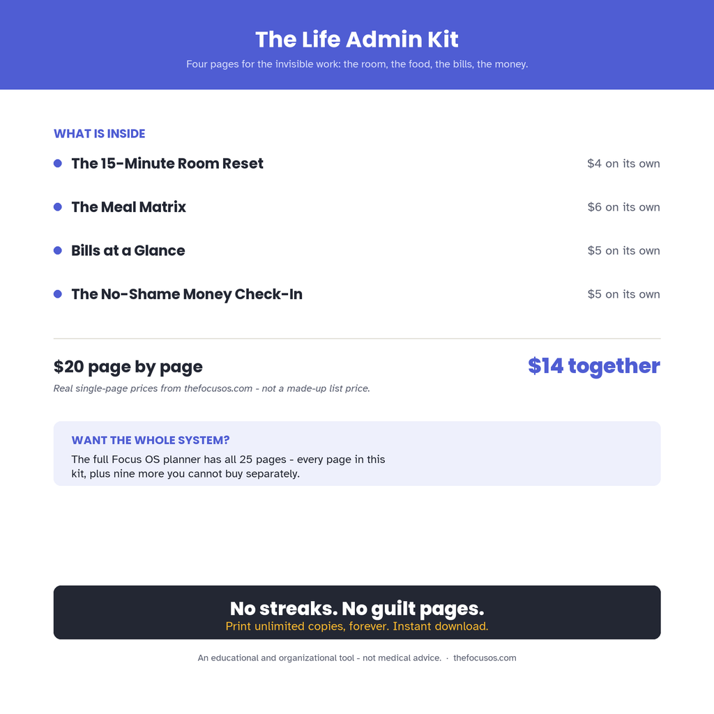 The Life Admin Kit - what is inside