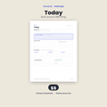 Today - The One Thing printable planner page